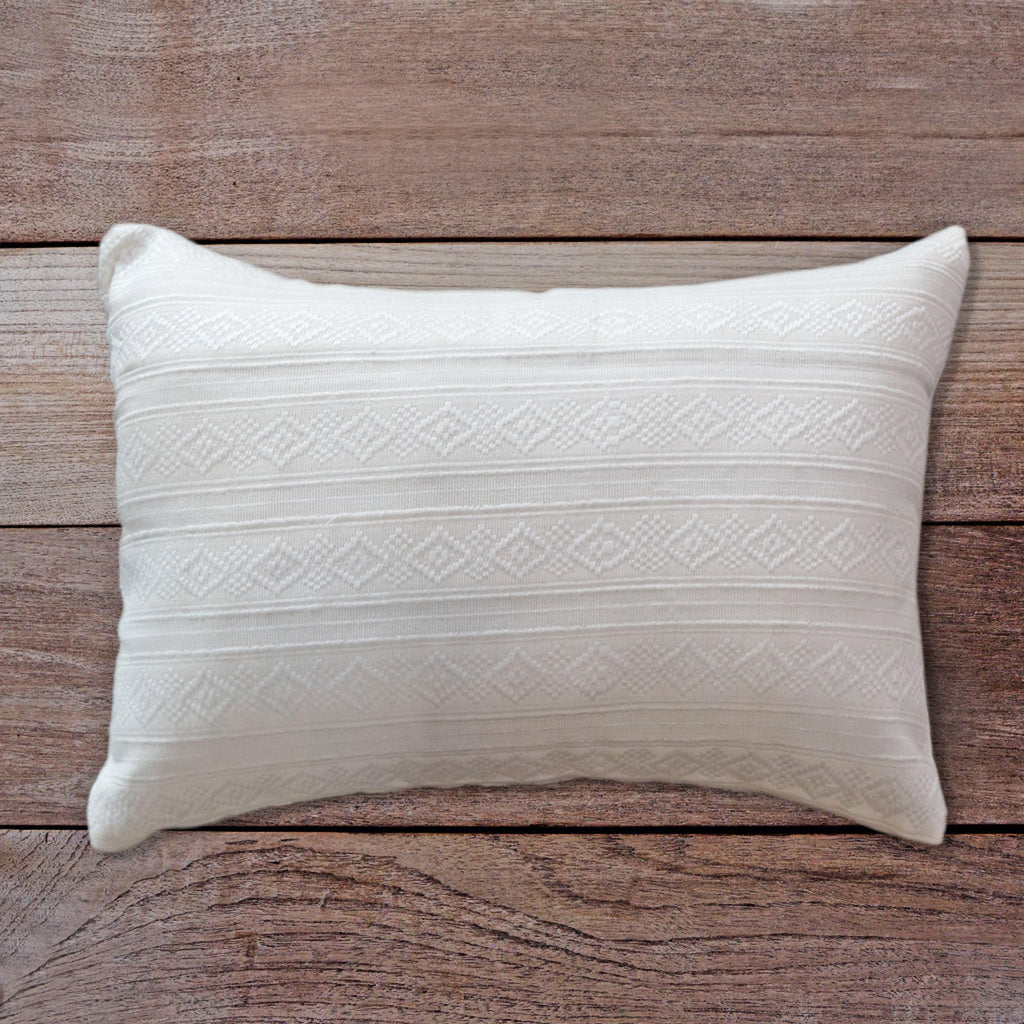 Songket Cushion Cover - White  Homewares