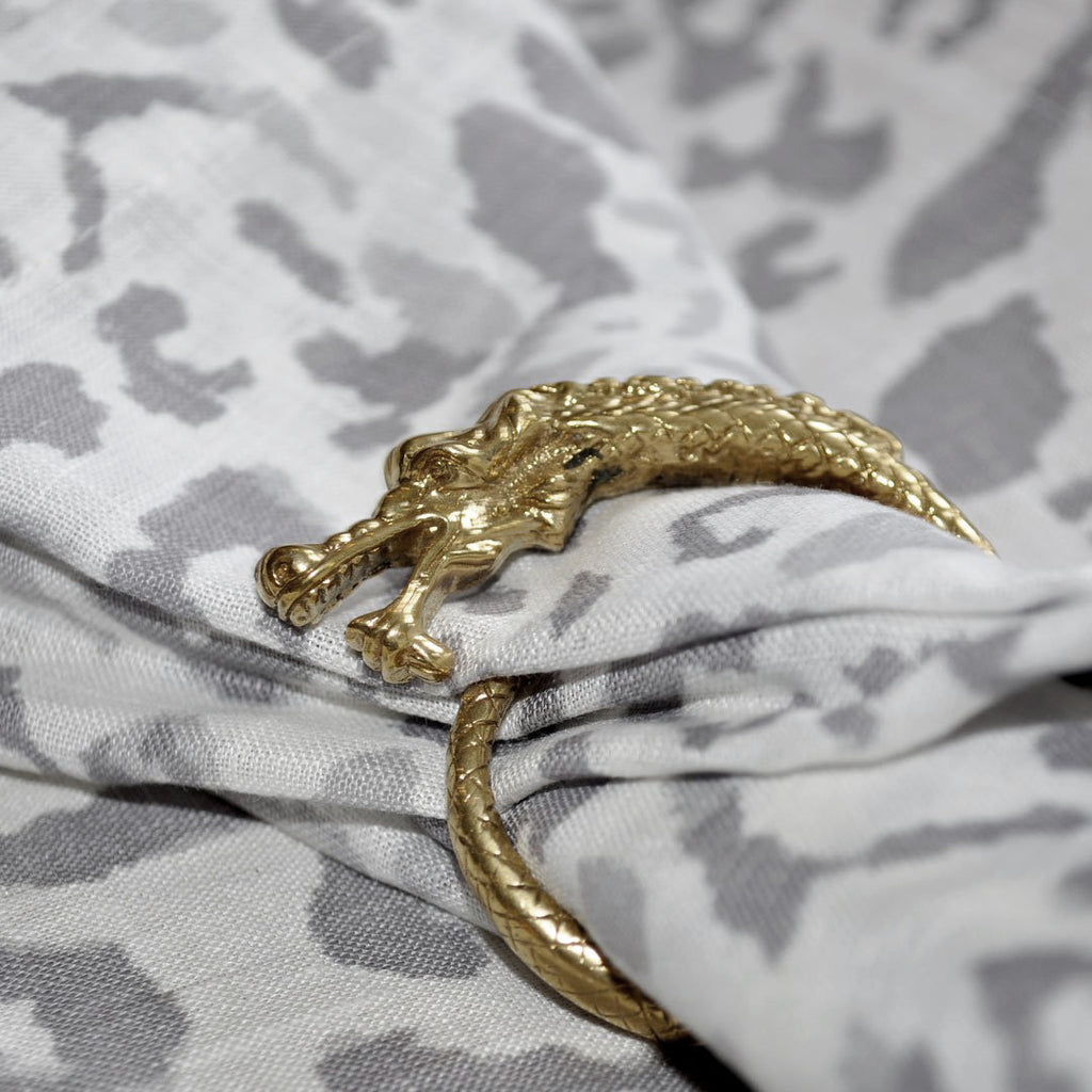 Brass Napkin Ring - Dragon (set of 8 - only available for purchase with Ikat Napkins)  napkin