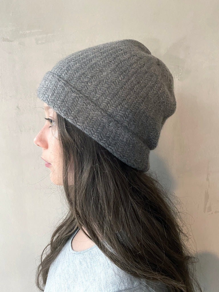 Unisex Hand-Knitted Herringbone Beanie  Women's Clothing