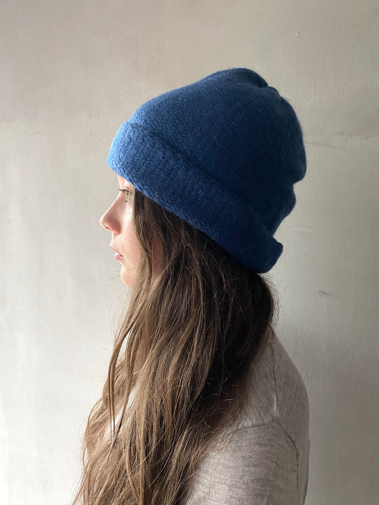 Unisex Hand-Knitted Herringbone Beanie  Women's Clothing