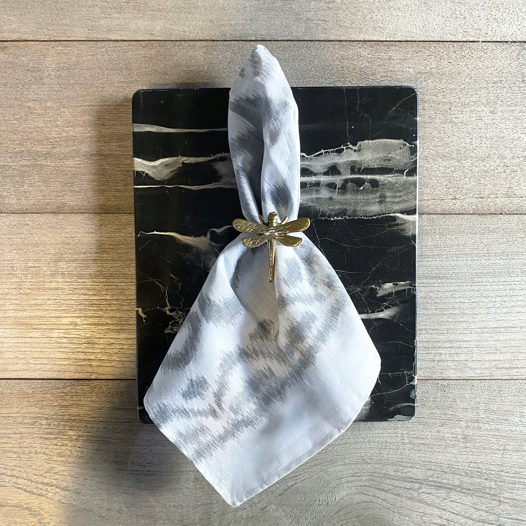Ikat Napkins - White (set of 8)  napkin
