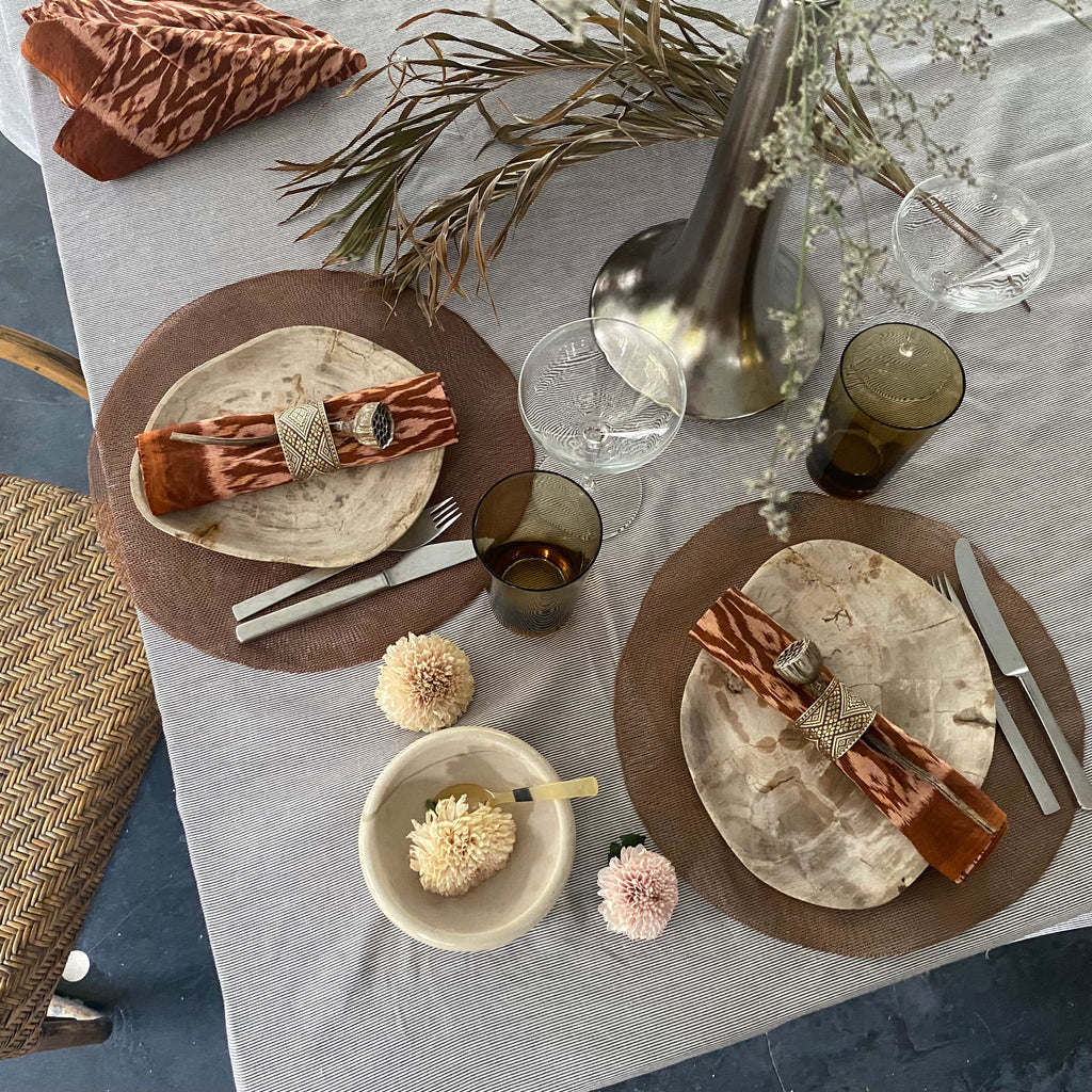 Metal Mesh Placemats - Copper - set of 4  Placemats