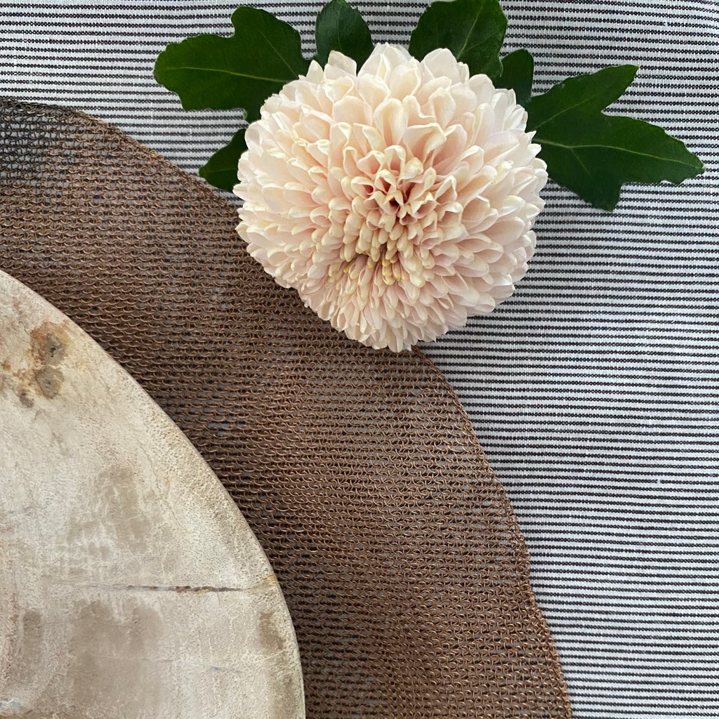 Metal Mesh Placemats - Copper - set of 4  Placemats