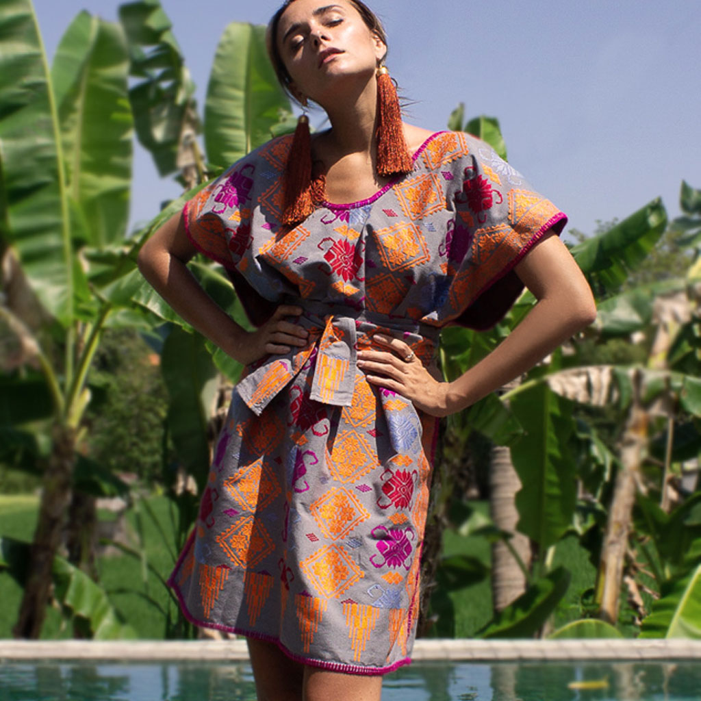 The Songket Kaftan  Dress