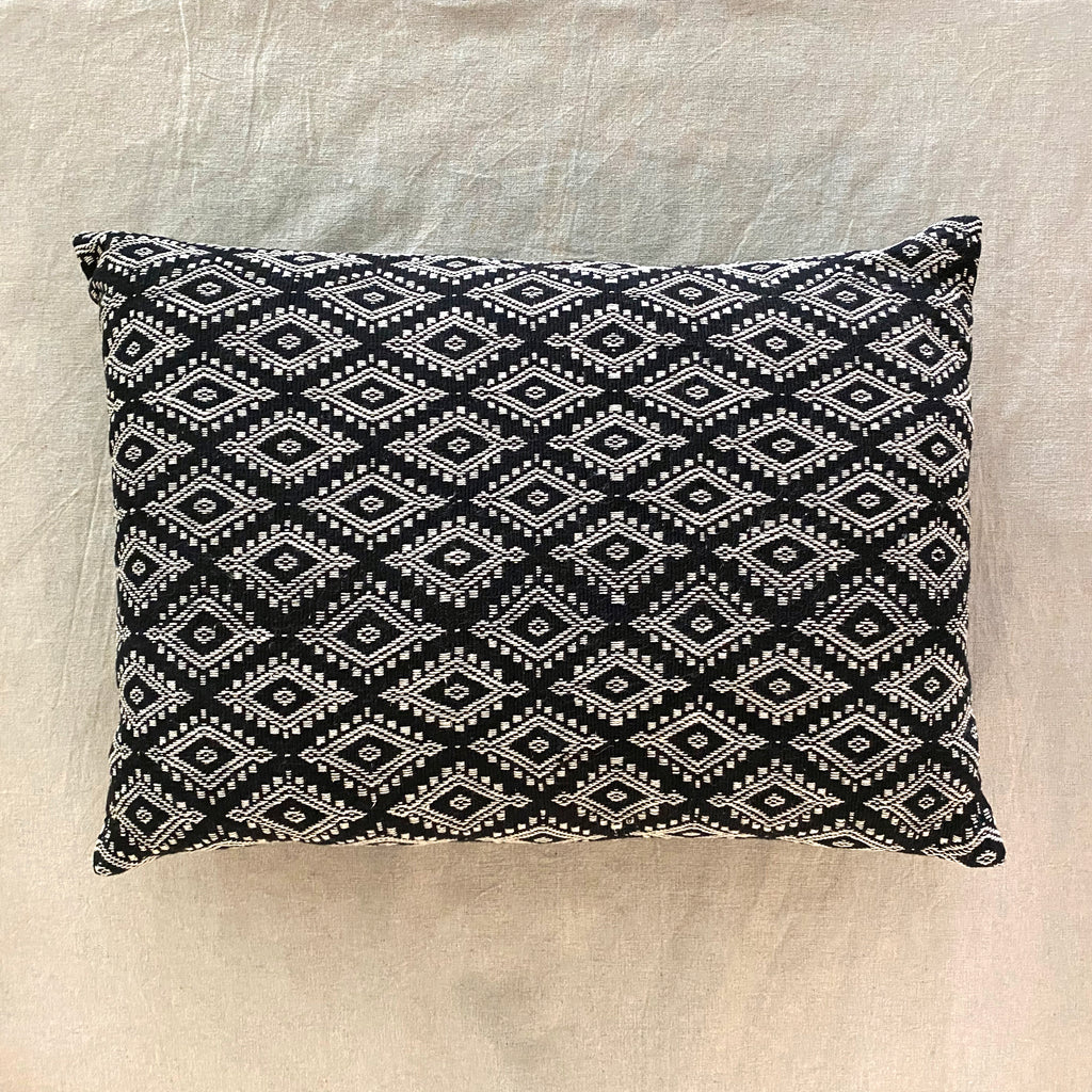 Sumba Cushion 1 - Black/ White  Cushion