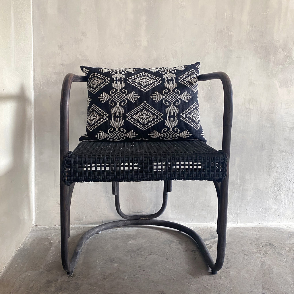 Sumba Cushion 2 - Black/ White  Cushion