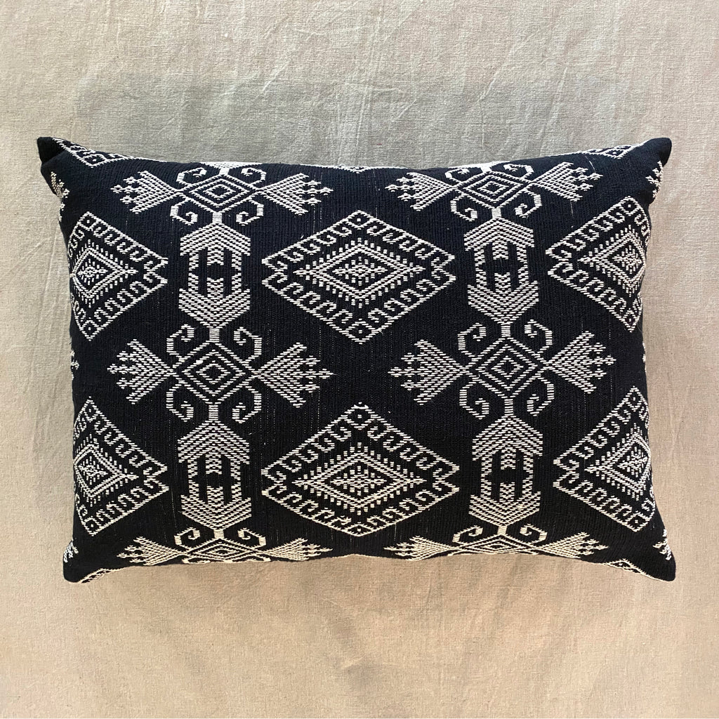 Sumba Cushion 2 - Black/ White  Cushion