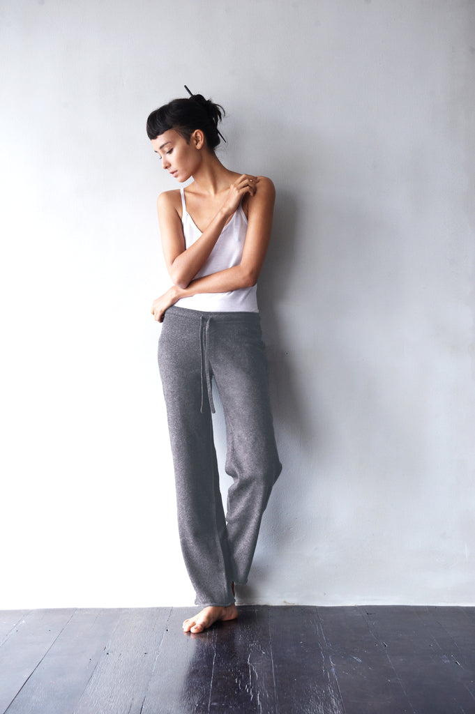 Mid-Weight Cashmere Track Pants  Women's Clothing